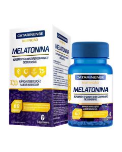 Melatonina Sabor Maracujá com 60 Comprimidos Catarinense Pharma