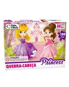 Quebra-Cabeça Princess 100 peças Pais & Filhos