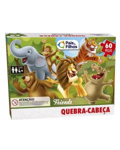 Quebra-Cabeça Friends 60 peças Pais & Filhos