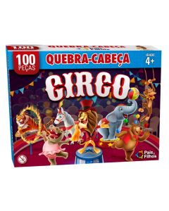 Quebra-Cabeça Circo 100 peças Pais & Filhos