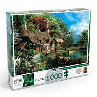 Quebra-Cabeça Casa no Lago 1000 Peças Grow